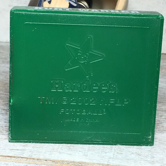 Vintage 2002 NFL St. Louis Rams Kurt Warner Bobblehead Hardee's Collecto… - Picture 9 of 10